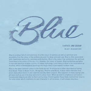 Blue article